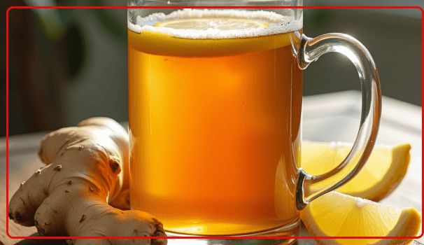 یک لیوان زجبیل و لیمو و عسل برای مصرف ناشتا جهت لاغری